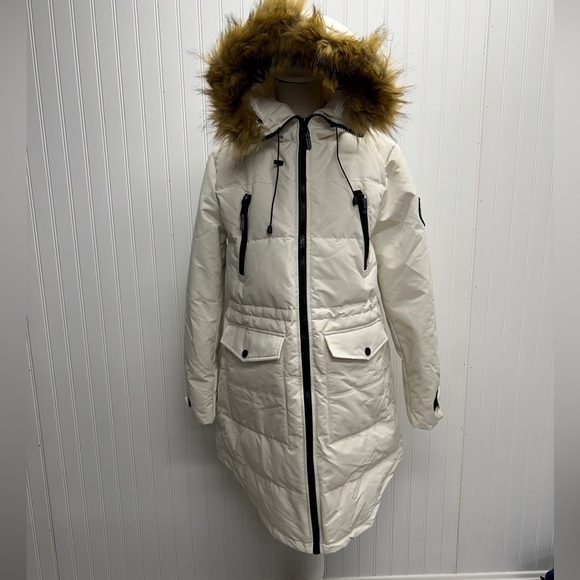 Orolay Thickened Down Parka White Sz L - Picture 4 of 13